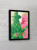 Pyramid International Wicked Elphaba Glinda framed collector print 45cm - British product