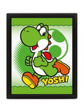 Pyramid International Mario Yoshi framed print 29cm, imported from the UK