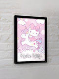 Pyramid International Hello Kitty Magical Unicorn framed print - British product