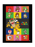 Pyramid International Super Mario framed collector print, imported from the UK