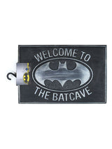 Next Pyramid International Black Batman Welcome To The Batcave Rubber Mat 60cm x 1cm- Buy online at McGrocer
