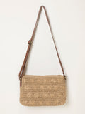 FatFace flower raffia crossbody bag, imported from the UK