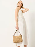 FatFace flower raffia crossbody bag, imported from the UK