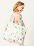 FatFace tropical parrot reversible tote bag, imported from the UK