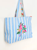 FatFace tropical parrot reversible tote bag, imported from the UK