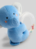 JoJo Maman Bébé elephant and giraffe ring rattle set (British brand)