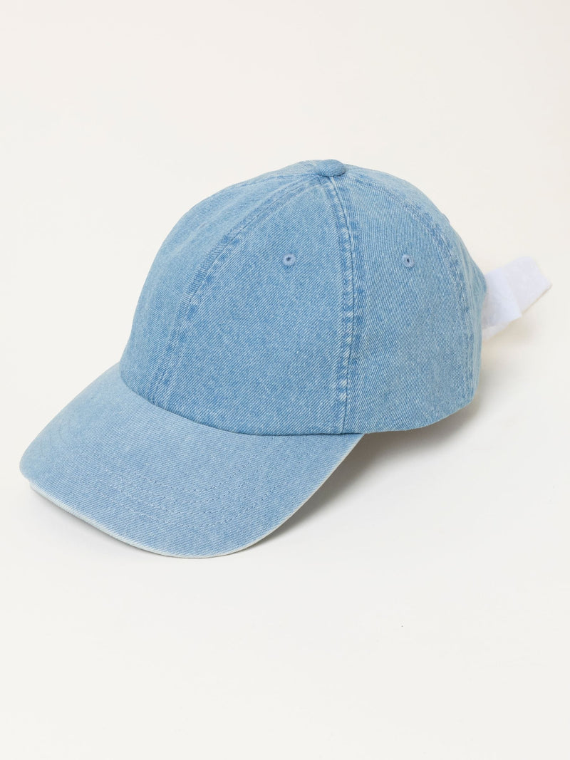 FatFace Denim Bow Tie Cap, UK version