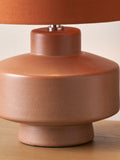 Pacific Elure crackle effect table lamp cinnamon, UK version