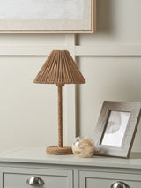 Next Pacific Natural Leif Jute Rope Table Lamp- Buy online at McGrocer