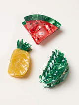 Next FatFace Tropical Claw Clips 3 Pack- Buy online at McGrocer