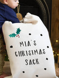 Solesmith personalised Santa sack large, UK version