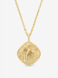 Jon Richard 18ct gold plated Scorpio pendant, UK version