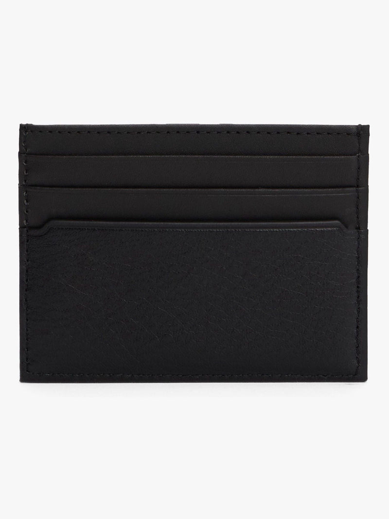 Tommy Hilfiger black business card holder leather - British product