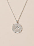 Simply Silver Sagittarius zodiac pendant 17mm, UK version