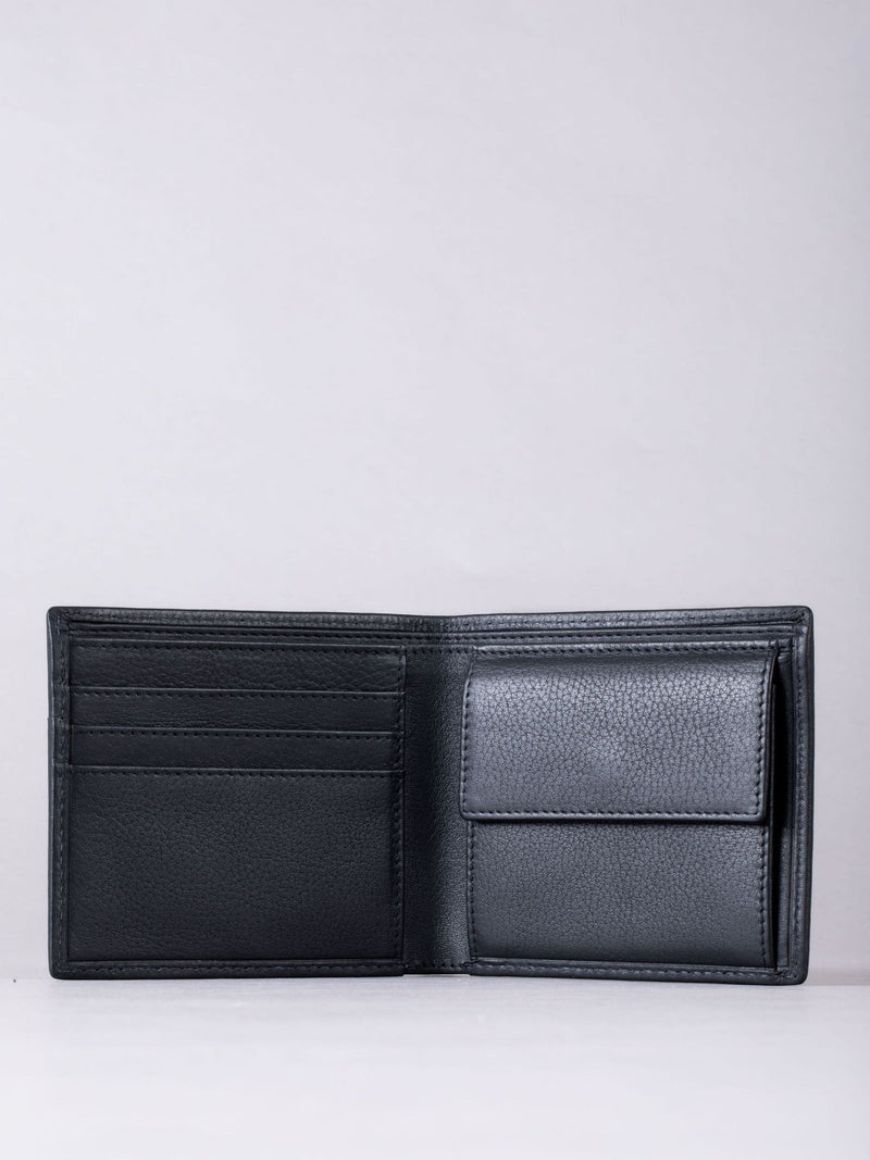 Lakeland Leather black Allerdale bi-fold wallet, UK version