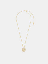 Next Accessorize Gold Plated 14-carat Diamante Coin Necklace- Buy online at McGrocer