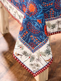 Joe Browns Blue Serene Bohemian tablecloth 152cm x 219cm, UK version