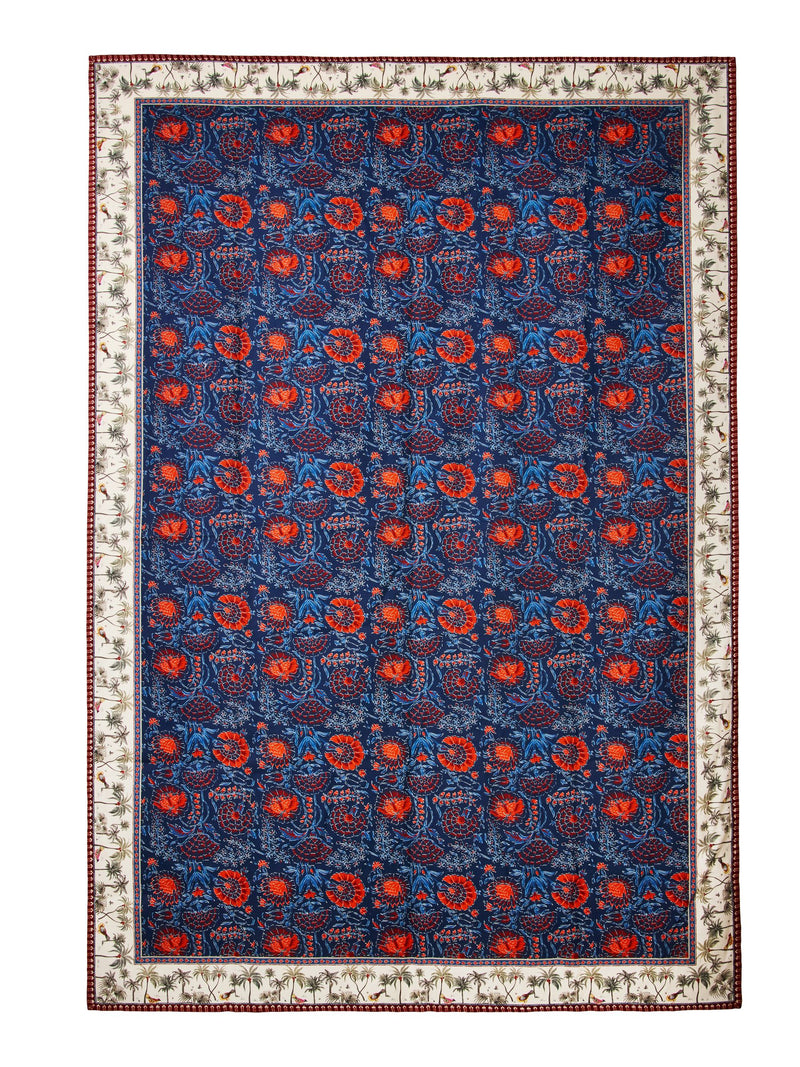 Joe Browns Blue Serene Bohemian tablecloth 152cm x 219cm, UK version