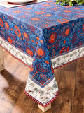 Joe Browns Blue Serene Bohemian tablecloth 152cm x 219cm, UK version