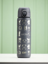 Next Ion8 Personalised Kids Dog Stainless Steel Water Bottle 600ml- Buy online at McGrocer