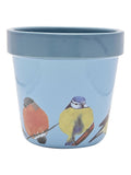 Widdop set of two blue bird planters - British product