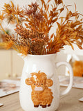 Widdop White Highland Cow ceramic jug (British brand)