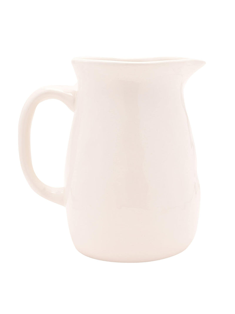 Widdop White Highland Cow ceramic jug (British brand)