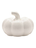 Widdop white pumpkin ceramic ornament 13.5cm height (British brand)