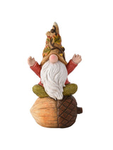 Next Widdop Brown Outdoor Autumnal Gonk on Acorn Garden Ornament 45cm Height- Buy online at McGrocer