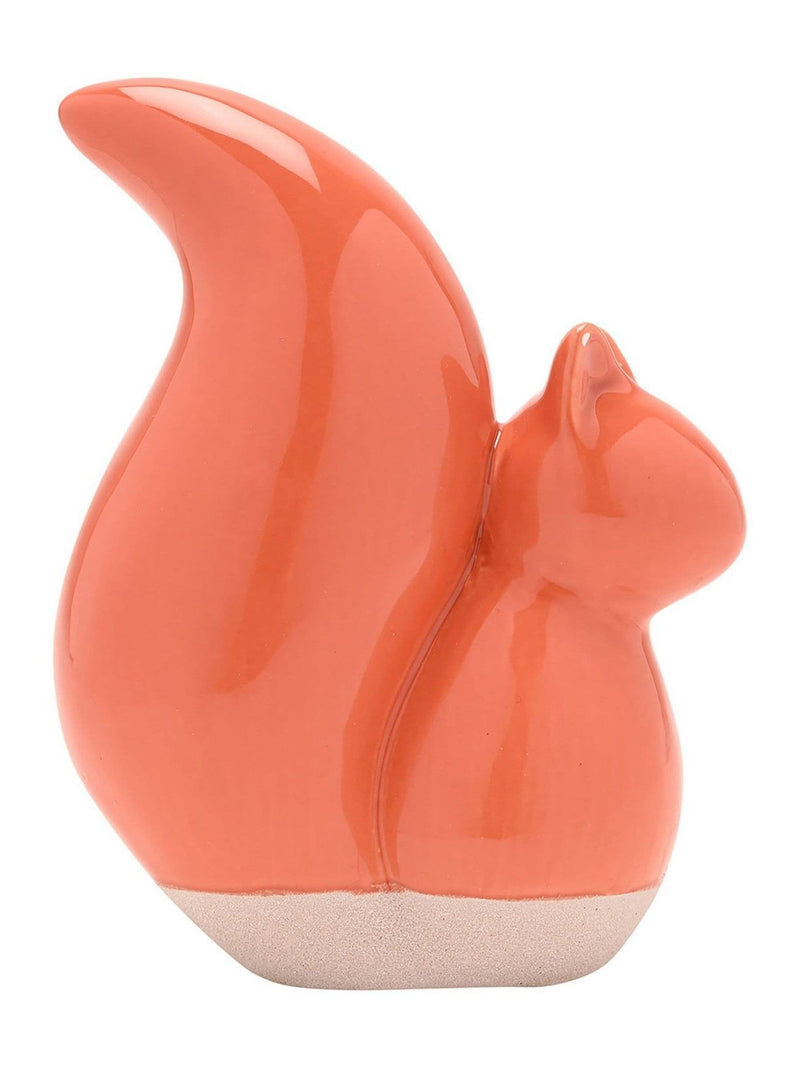Widdop Brown Ceramic Squirrel Ornament 15.5cm tall (British brand)