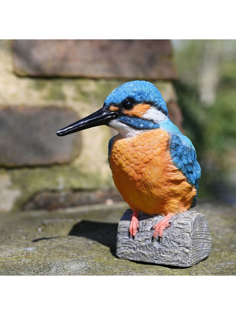 Widdop Orange Kingfisher On Branch Figurine