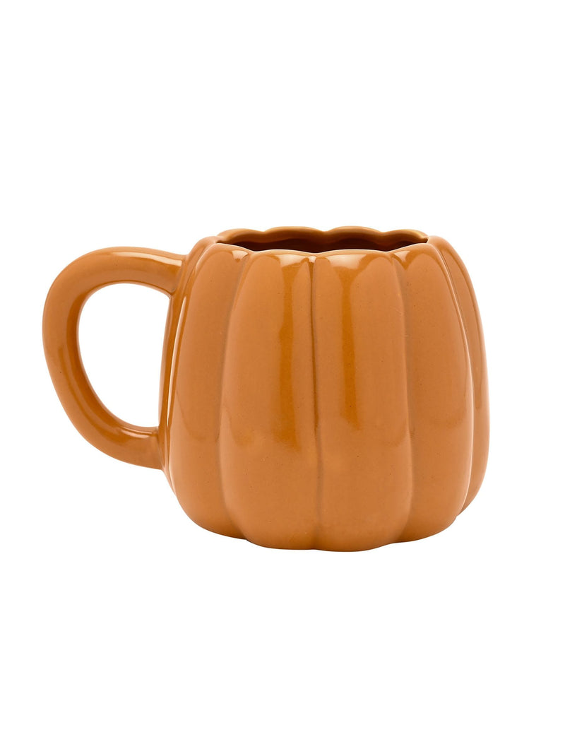 Widdop orange pumpkin ceramic mug height 10cm (British brand)