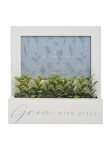 Next Widdop White Grow With Grace Wooden Photo Frame and Planter- Buy online at McGrocer