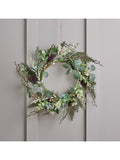Lights4fun Christmas Golden Berry Wreath 40cm, UK version