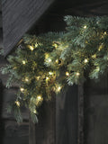 Lights4fun Dual Colour LED Christmas Garland 1.5m, UK version