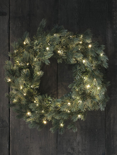 Next Lights4fun 50cm Dual Colour Micro LED Christmas Wreath- Buy online at McGrocer