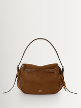 Next Polo Ralph Lauren Brown Small Suede Satchel Bag- Buy online at McGrocer