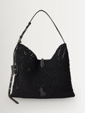 Polo Ralph Lauren black woven mesh cross-body bag - British product