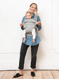 Seraphine CARIPOD baby carrier grey marl cotton canvas - British product