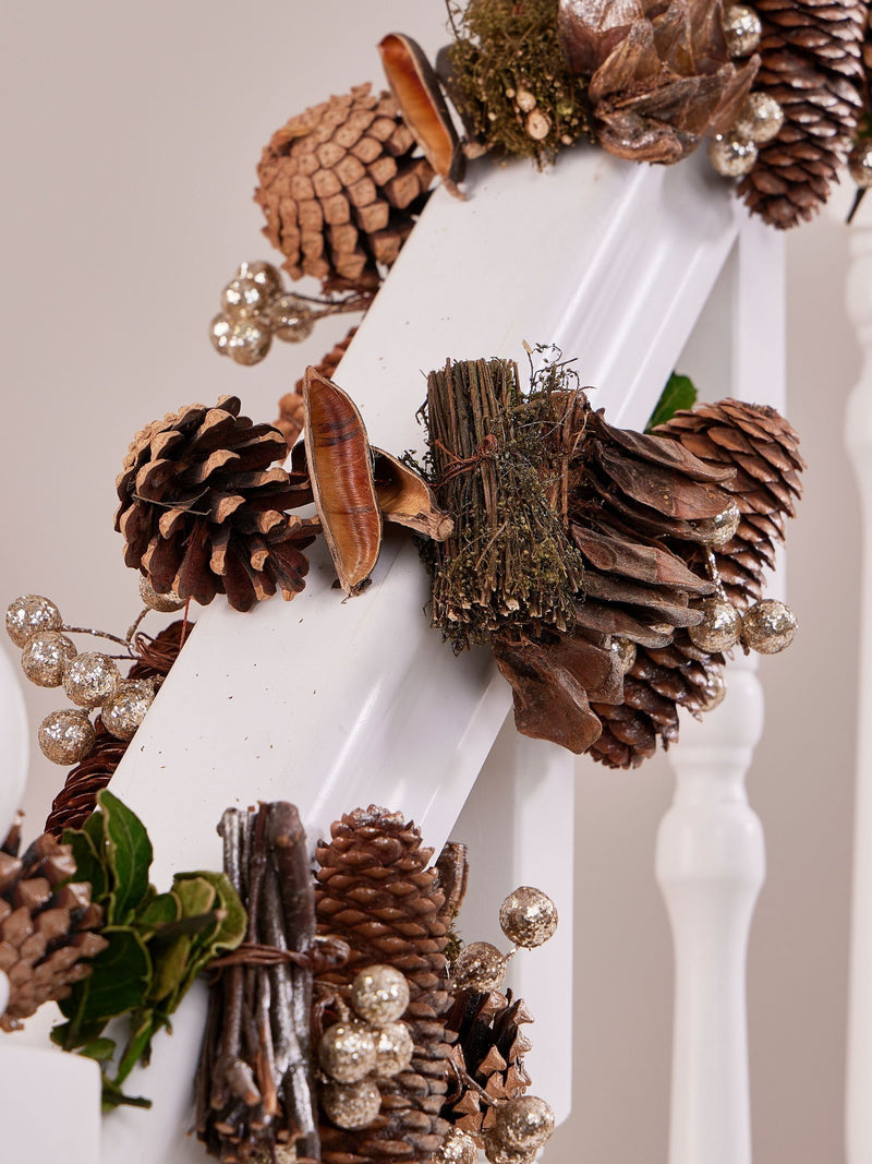 Dibor Woodland Walk garland 150cm, imported from the UK