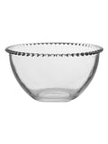 Dibor clear large Bella Perle glass bowl, imported from the UK