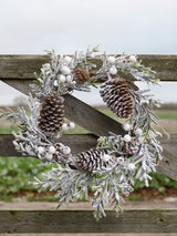 Next Dibor Winter Snowdrift 50cm Wreath- Buy online at McGrocer