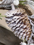 Dibor Winter Snowdrift wreath 50cm - British product