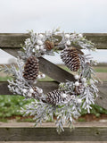 Dibor Winter Snowdrift wreath 50cm - British product