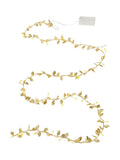 Dibor pre-lit leaf garland golden leaves 200cm, imported from the UK