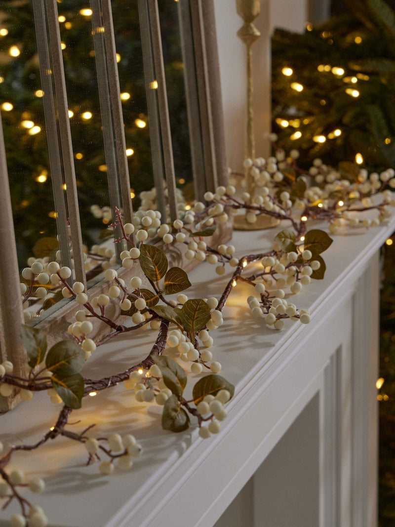 Dibor Snowberry LED garland 150cm - British product