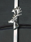 Dibor deer wreath hanger for UPVC and wooden doors, British brand
