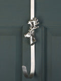 Dibor deer wreath hanger for UPVC and wooden doors, British brand