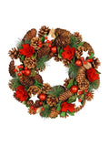 Dibor Stars and Roses winter wreath 35cm, UK version