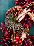 Dibor Cinnamon Stars wreath 30cm (British brand)